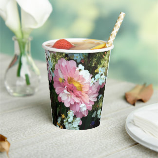 Daisy in Pink Paper Cups