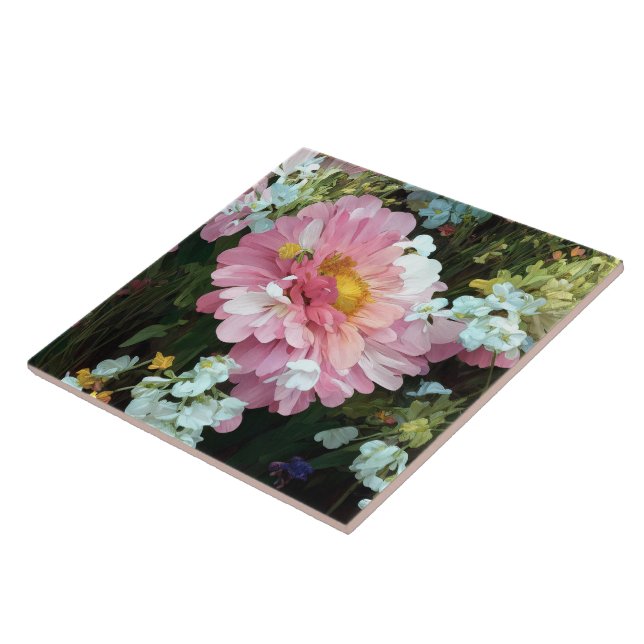Daisy in Pink Tile (Side)
