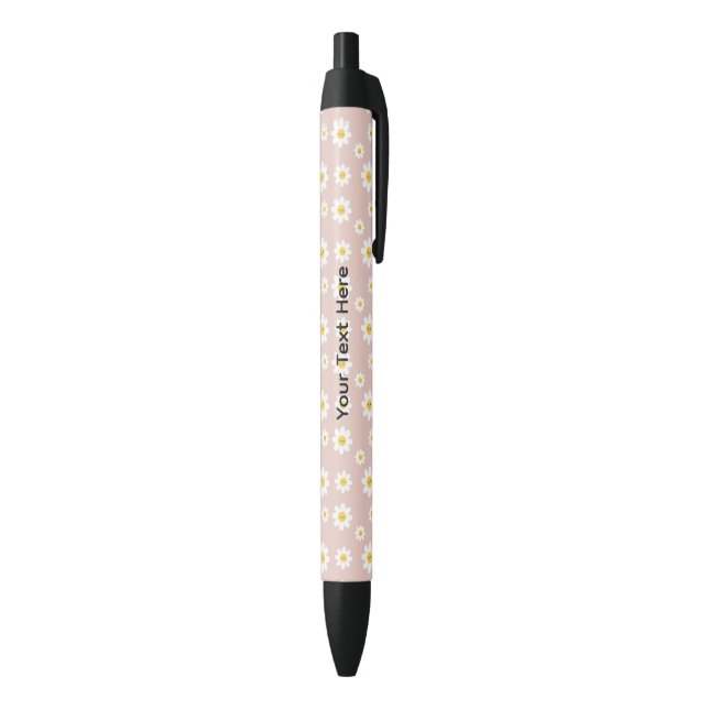 Daisy Ink Pens with Smiley Faces (Bottom (Vertical))