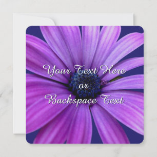 Daisy Invitations Personalized Daisy RSVP Card