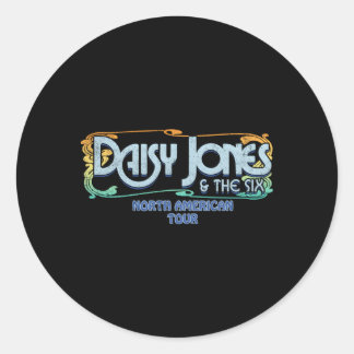 Daisy Jones The Six North American Tour Classic Round Sticker