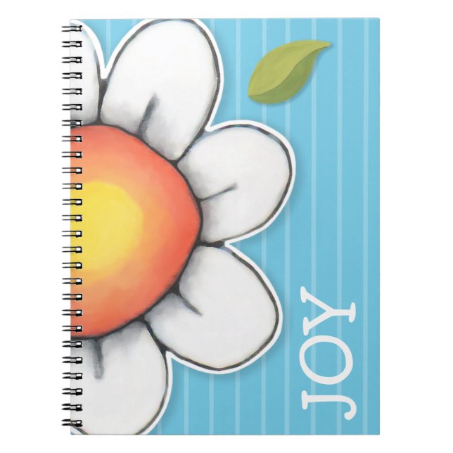 Daisy Joy blue Notebook (Front)