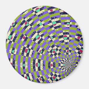 Daisy Kaleidoscope Magnet