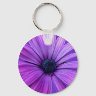 Daisy Key Chains Beautiful Blue Flower Daisy Gifts