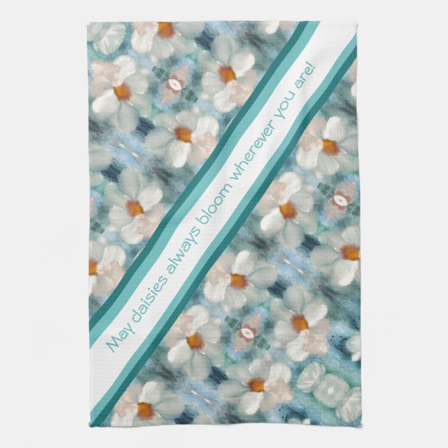 Daisy Kitchen Towel (Vertical)