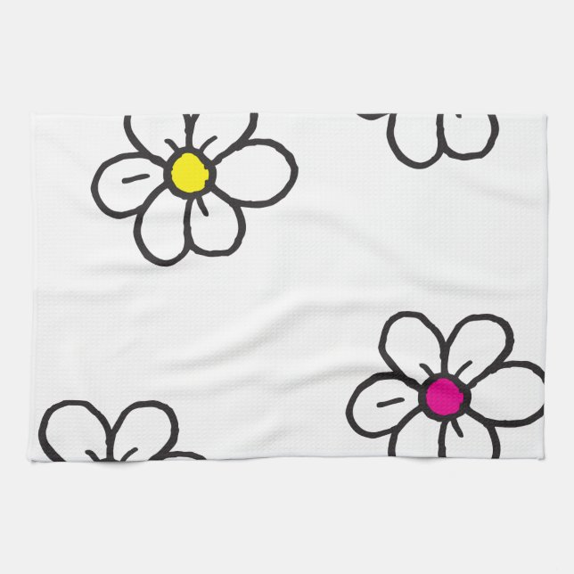 Daisy Kitchen Towel (Horizontal)