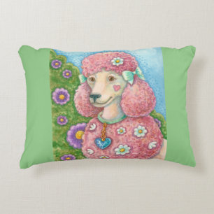 DAISY Le Poodle rose ACCENT COUSSIN frontière