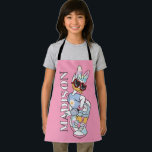 Daisy "Love Sunshine" Retro Sunglasses Graphic Apron<br><div class="desc">Soak up the good vibes with this ultra-dreamy and chic Daisy character design! Perfectly capturing the essence of a sun-drenched afternoon, this graphic features a stylish Daisy Duck sporting a stunning pastel tie-dye bow in soft shades of rainbow watercolor. The focal point of this artwork is a pair of iconic...</div>