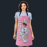 Daisy "Love Sunshine" Retro Sunglasses Graphic Apron<br><div class="desc">Soak up the good vibes with this ultra-dreamy and chic Daisy character design! Perfectly capturing the essence of a sun-drenched afternoon, this graphic features a stylish Daisy Duck sporting a stunning pastel tie-dye bow in soft shades of rainbow watercolor. The focal point of this artwork is a pair of iconic...</div>