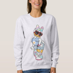 Daisy "Love Sunshine" Retro Sunglasses Graphic Sweatshirt