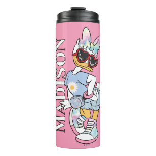 Daisy "Love Sunshine" Retro Sunglasses Graphic Thermal Tumbler