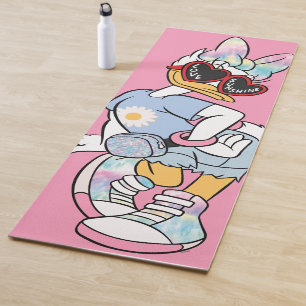 Daisy "Love Sunshine" Retro Sunglasses Graphic Yoga Mat