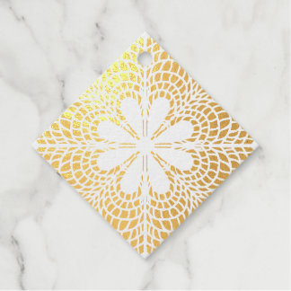 Daisy Mandala Favour Tags