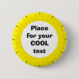 Daisy Mandala Template 01 2 Inch Round Button