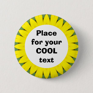Daisy Mandala Template 18 2 Inch Round Button