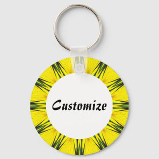 Daisy Mandala Template 29 Keychain