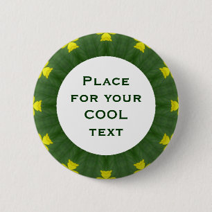 Daisy Mandala Template 41 2 Inch Round Button