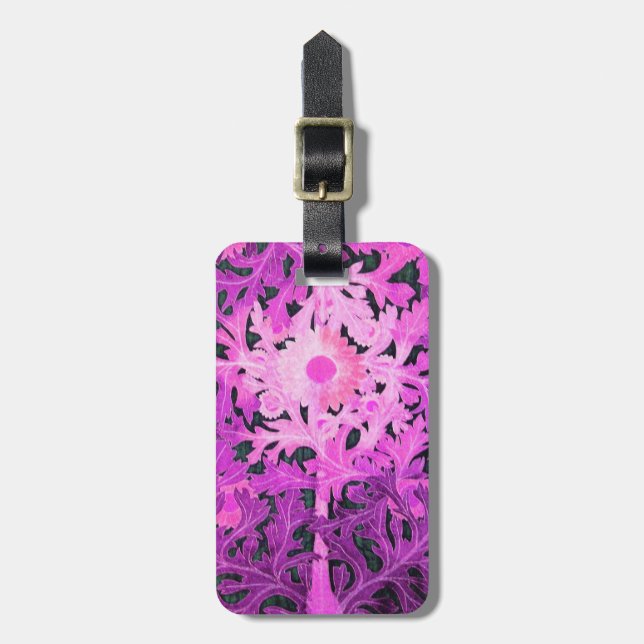 DAISY / MARGUERITE / MARGHERITA LUGGAGE TAG (Front Vertical)