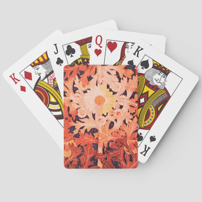 DAISY / MARGUERITE / MARGHERITA PLAYING CARDS (Back)