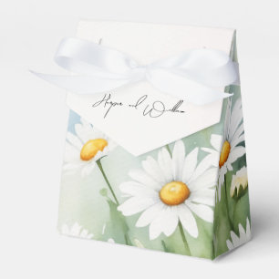 Daisy meadow wedding favor box