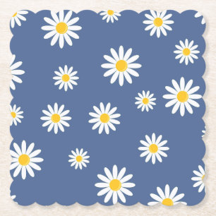 Daisy Meadows Blue Paper Coaster
