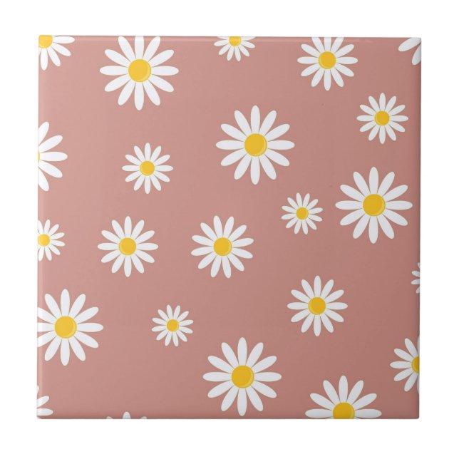 Daisy Meadows Pink Tile (Front)