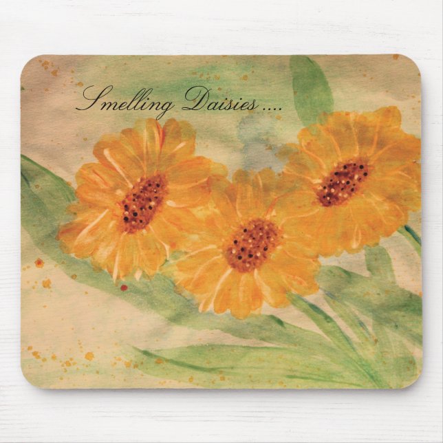 Daisy Mouse Pad (Front)