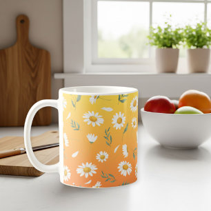 Daisy mugs , Floral gift