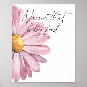 Daisy - name that baby food poster
