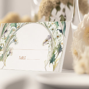 Daisy Nom Cartes Mariage Table Vintage Art Nouveau