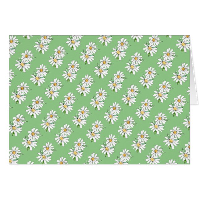 Daisy Note Card (Front Horizontal)