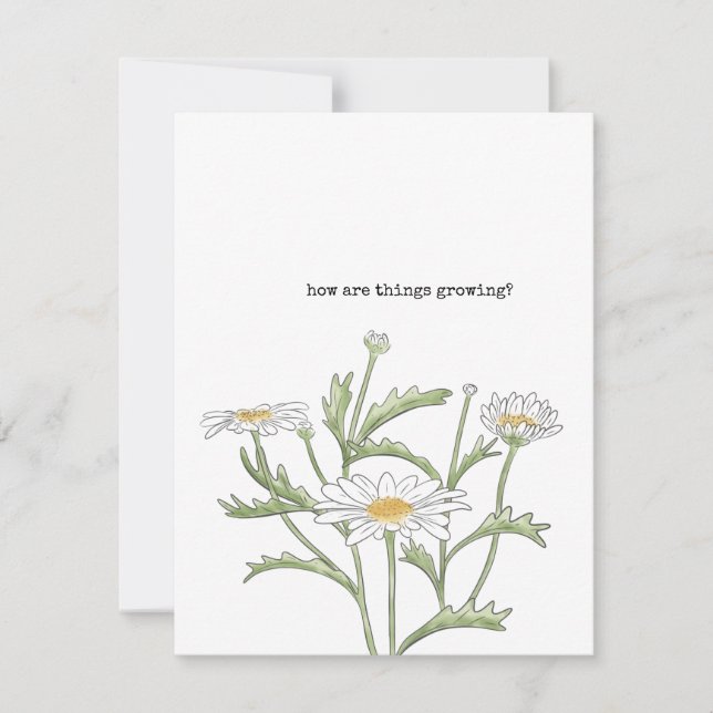 Daisy Note Card (Front)
