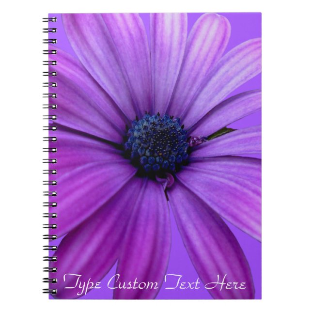 Daisy Notebook Personalized Daisy Flower Notebook (Front)