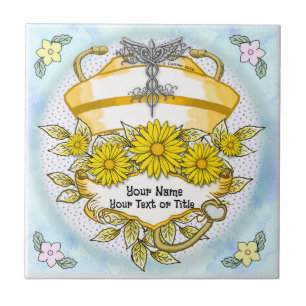 Daisy Nurse Caduceus nurse tile