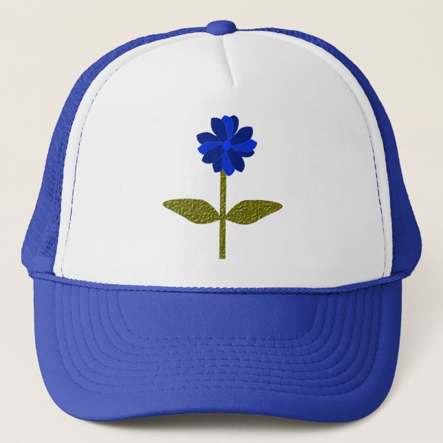 Daisy Ocean Blue Hat (Front)