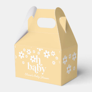 Daisy Oh Baby Retro Baby Shower Favour Box