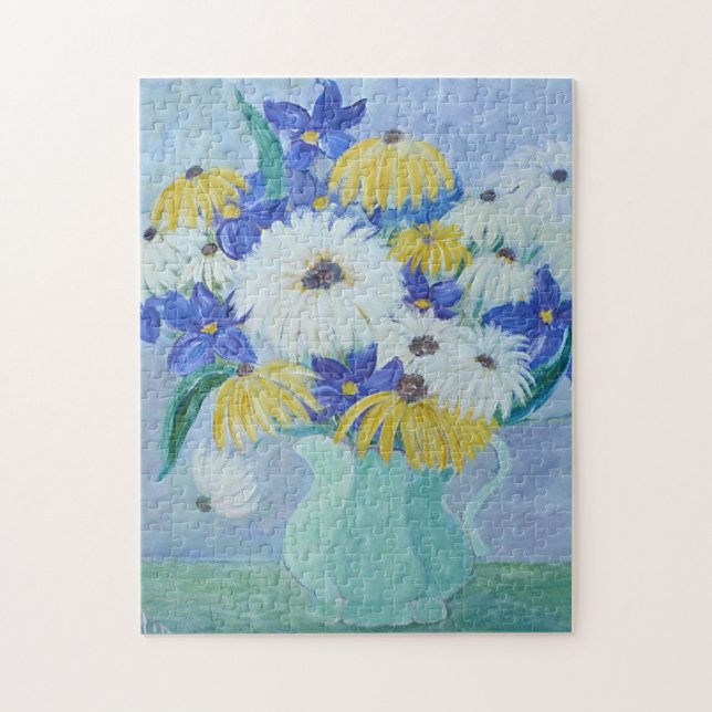 Daisy Painting Jigsaw Puzzle (Vertical)