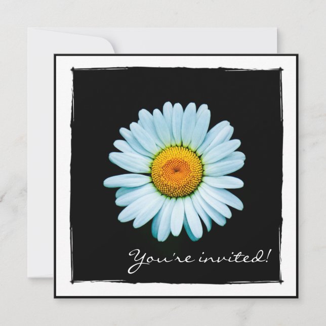 Daisy Party Invitation (Front)