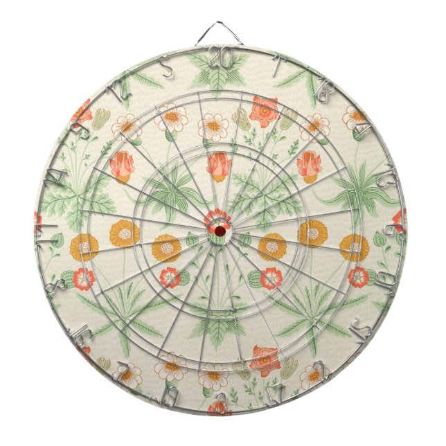 Daisy Pattern (by William Morris) Dartboard (Front)