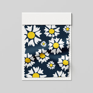Daisy Pattern, Floral Pattern, White Daisies Fabric