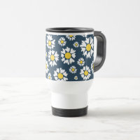 Daisy Pattern, Floral Pattern, White Daisies