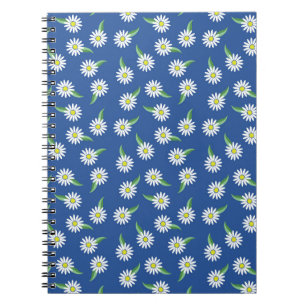 daisy pattern notebook