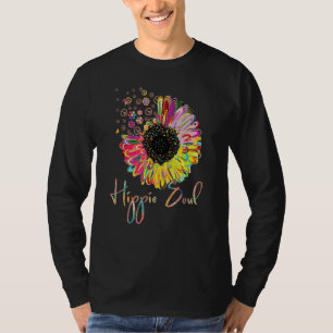 Daisy Peace Sign Love Hippie Soul Flower 60s 70s T-Shirt