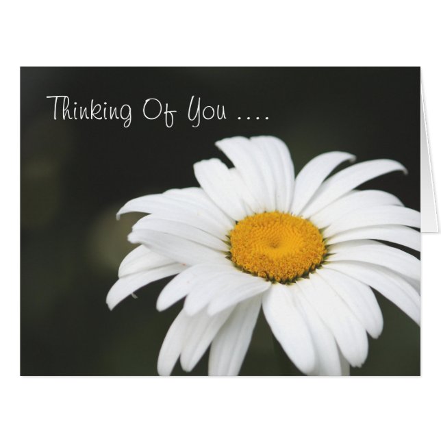 Daisy Penser De Vous Carte (Devant horizontal)