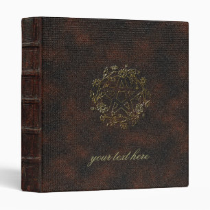 Daisy Pentacle Burlap Imprimer Classeur païen
