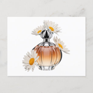 Daisy Perfume Bottle Postcard