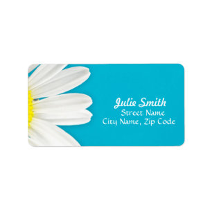 Daisy Petals Label