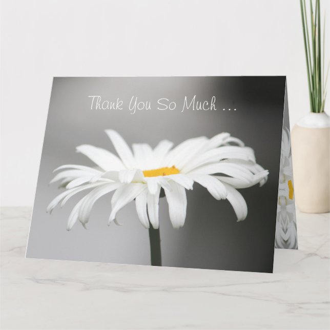 Daisy Photograph Image Card (Front)