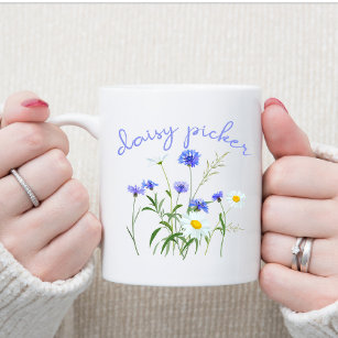 Daisy Picker Women's Wildflower Daisy Boho Floral Coffee Mug