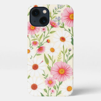 Daisy & Pink Floral Pattern Phone Case